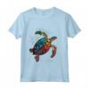 St. Maarten Antille Marine Tribali - Maglia a Manica Lunga - Tartaruga Marina - Ideale per Viaggiatori e Amanti della Vela