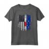 Duel Flag Design Antille Olandesi e Duello Americano - Maglietta Orgoglio Nazionale Bandiera Calcio - Ideale come Souvenir o Regalo per Appassionati di Futbal