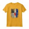 Duel Flag Design Antille Olandesi e Duello Americano - Maglietta Orgoglio Nazionale Bandiera Calcio - Ideale come Souvenir o Regalo per Appassionati di Futbal