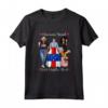 Donna Mezze Antille mezza americana cresciuta nelle Antille olandesi nata nel Maglietta - Abbigliamento Patriottico per Donne Eleganti