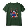 Donna Mezze Antille mezza americana cresciuta nelle Antille olandesi nata nel Maglietta - Abbigliamento Patriottico per Donne Eleganti