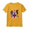 Donna Mezze Antille mezza americana cresciuta nelle Antille olandesi nata nel Maglietta - Abbigliamento Patriottico per Donne Eleganti