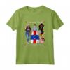 Donna Mezze Antille mezza americana cresciuta nelle Antille olandesi nata nel Maglietta - Abbigliamento Patriottico per Donne Eleganti
