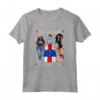 Donna Mezze Antille mezza americana cresciuta nelle Antille olandesi nata nel Maglietta - Abbigliamento Patriottico per Donne Eleganti
