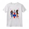 Donna Mezze Antille mezza americana cresciuta nelle Antille olandesi nata nel Maglietta - Abbigliamento Patriottico per Donne Eleganti