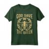 God Save The Queen Bee Whisperer - Maglietta apicoltura delle api da miele - Design divertente per appassionati e apicoltori