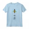 HapTiger Ape Arte Imker - Protezione Climatica Maglietta Let it bee - Motivazionale per Salvare le Api