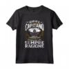 Capitani Navi Uomini Motoscafo - Maglietta Divertente Tema Barche - Ideale Regalo Compleanno per Appassionati di Nautica