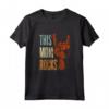 This Mom Rocks - Maglietta Regalo di Musica Rock n Roll per la Mamma - Ideale per Festa della Mamma e Concerti