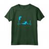 Kitesurfer Battito cardiaco ECG - Maglietta Kiteboard per gli Amanti del Surf - Ideale per Regali di Natale o Compleanno