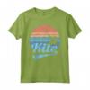 AQUILONE Kitesurf Kiteboarding Kitesurf Surf Vintage Retro Maglietta - Ride the Wind - Regalo Unico per Amanti del Kitesurf