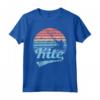 AQUILONE Kitesurf Kiteboarding Kitesurf Surf Vintage Retro Maglietta - Ride the Wind - Regalo Unico per Amanti del Kitesurf