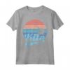 AQUILONE Kitesurf Kiteboarding Kitesurf Surf Vintage Retro Maglietta - Ride the Wind - Regalo Unico per Amanti del Kitesurf