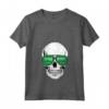 Donna Arabia Saudita Bandiera Paese Sugar Skull Saudi Arabia Radici Maglietta con Collo a V - Mostra le Tue Radici con Stile Patriottico