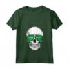Donna Arabia Saudita Bandiera Paese Sugar Skull Saudi Arabia Radici Maglietta con Collo a V - Mostra le Tue Radici con Stile Patriottico