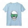 Donna Arabia Saudita Bandiera Paese Sugar Skull Saudi Arabia Radici Maglietta con Collo a V - Mostra le Tue Radici con Stile Patriottico