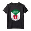 Arabia Saudita Giappone Bandiera - Zipper Maglietta per una Unione di Culture - Regalo Ideale per Sauditi e Giapponesi