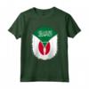 Arabia Saudita Giappone Bandiera - Zipper Maglietta per una Unione di Culture - Regalo Ideale per Sauditi e Giapponesi