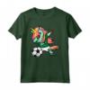 Tamponando Unicorno - Maglietta Calcio Arabia Saudita con Grafica Unicorno Hip Hop - Regalo Compleanno o Natale per Fan della Squadra