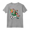 Tamponando Unicorno - Maglietta Calcio Arabia Saudita con Grafica Unicorno Hip Hop - Regalo Compleanno o Natale per Fan della Squadra