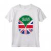 Arabia Saudita Bandiera britannica - Arabia Saudita Gran Bretagna UK Zipper Maglietta - Cuore Arabia Saudita Britannica - Regalo Unico per Uomini, Donne, e Bambini