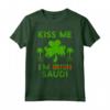Kiss Me I'm Saudi Divertente Festa di San Patrizio Arabia Saudita Maglietta - Ideale per Celebrare il Giorno di San Patrizio come Sauditi