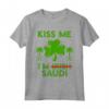Kiss Me I'm Saudi Divertente Festa di San Patrizio Arabia Saudita Maglietta - Ideale per Celebrare il Giorno di San Patrizio come Sauditi