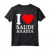 I Love Saudi Arabia Tee - I Heart Arabia Saudita Maglietta - Acquista Online la Tua Maglietta con Slogan Arabia Saudita