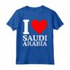 I Love Saudi Arabia Tee - I Heart Arabia Saudita Maglietta - Acquista Online la Tua Maglietta con Slogan Arabia Saudita