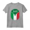Arabia Saudita Italia Bandiera - Maglietta Zipper Mista per Amanti Italia e Arabia Saudita - Regalo Unico per Tutti