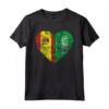 Arabia Saudita Saudi Bandiera Spagnola Cuore | Spagna Flag Roots Maglietta - Design Vintage per Uomo, Donna e Bambini