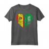 Arabia Saudita Saudi Bandiera Spagnola Cuore | Spagna Flag Roots Maglietta - Design Vintage per Uomo, Donna e Bambini