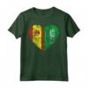 Arabia Saudita Saudi Bandiera Spagnola Cuore | Spagna Flag Roots Maglietta - Design Vintage per Uomo, Donna e Bambini