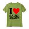 I Love Saudi Arabia Tee - I Heart Arabia Saudita Maglietta - Ideale per Mostrare il Tuo Amore per l'Arabia Saudita