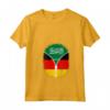 Donna Arabia Saudita Germania Bandiera - Zipper Maglietta Collo a V Mix Heritage - Grande Regalo per Appassionati di Calcio