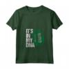 Donna Arabia Saudita - Maglietta con Collo a V - Design Bandiera dell'Arabia Saudita - È nel mio DNA - Ideale per Viaggi e Festival