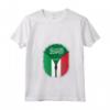 Donna Arabia Saudita Italia Bandiera - Zipper Maglietta con Collo a V - Regalo Unico per Amanti delle Culture