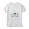 Donna Arabia Saudita Battito Cardiaco ECG Pulse Flag Roots Maglietta - Mostra il tuo Amore per l'Arabia Saudita e le tue Radici - Ideale per Souvenir e Regali
