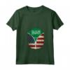 Donna Arabia Saudita Bandiera USA - USA Arabia Saudita Zipper Maglietta con Collo a V - Mix Heritage Design - Ideale Regalo per Mezzo Americano e 1/2 Arabia Saudita