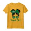 Arabia Saudita - Ragazza Saudita Bandiera Maglietta - Ideale per Regali Natalizi o Compleanno per Donne Saudite