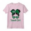 Arabia Saudita - Ragazza Saudita Bandiera Maglietta - Ideale per Regali Natalizi o Compleanno per Donne Saudite