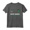 Arabia Saudita Sport/Calcio Jersey Tee - Bandiera Calcio Maglietta per Mostrare l'Orgoglio Nazionale - Ideale come Souvenir Calcistico