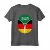 Arabia Saudita Germania Bandiera Arabia Saudita Tedesco Zipper Maglietta - Mix Hispanic Heritage Design - Regalo Unico per Appassionati di Calcio