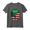 Arabia Saudita Bandiera USA - Zipper Maglietta Mix Heritage Design - Regalo per Heritage Misto Americano-Saudita