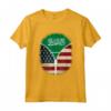 Arabia Saudita Bandiera USA - Zipper Maglietta Mix Heritage Design - Ideale Regalo per Americani e Sauditi