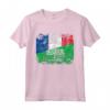 Bandiere Francia Arabia Saudita | Mezze radici francesi saudita Maglietta - Abbigliamento per Mostrare le Tue Culture - Ideale per Uomini, Donne e Bambini