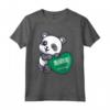 Arabia Saudita Cuore con Panda Pride Flag Roots - Maglietta per Mostrare l'Orgoglio Saudita