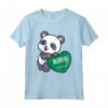 Arabia Saudita Cuore con Panda Pride Flag Roots - Maglietta per Mostrare l'Orgoglio Saudita