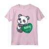 Arabia Saudita Cuore con Panda Pride Flag Roots - Maglietta per Mostrare l'Orgoglio Saudita