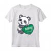 Arabia Saudita Cuore con Panda Pride Flag Roots - Maglietta per Mostrare l'Orgoglio Saudita